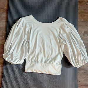 Express Puff Sleeves Top Sz S
